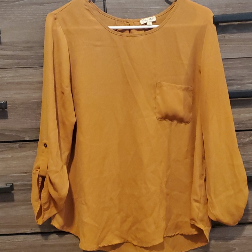 Mustard Chaffin top